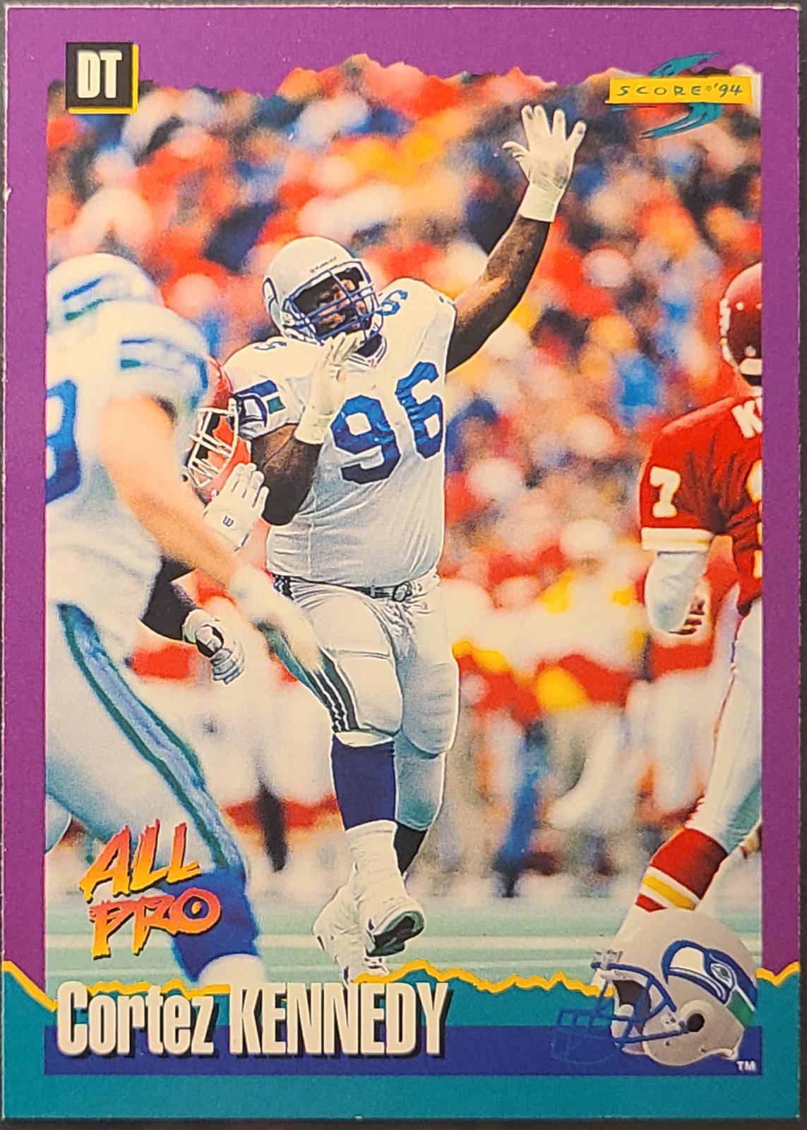 Cortez Kennedy. #10 Football Cards 1994 Panini Score
