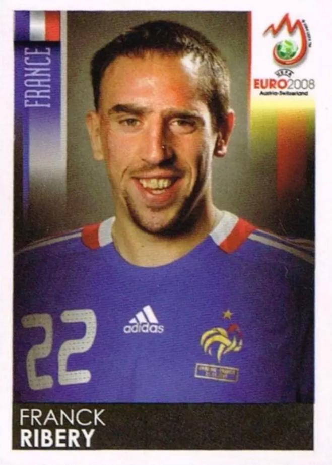 Franck Ribery #351 2008 Panini UEFA Euro Sticker