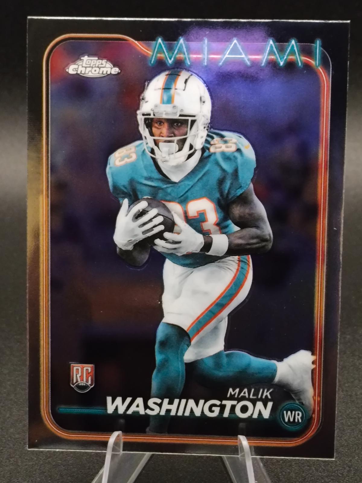 Malik Washington #254 Football Cards 2024 Topps Chrome