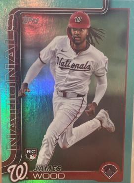 2025 James Wood [Aqua Rainbow Foil] #181