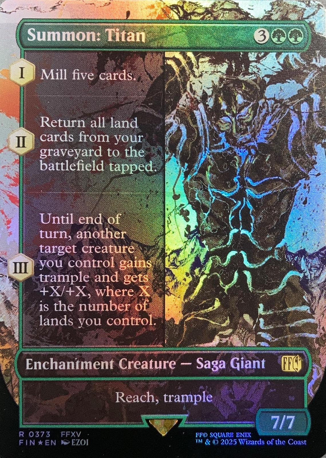 mtg titan final fantasy Astral Titan main image 0