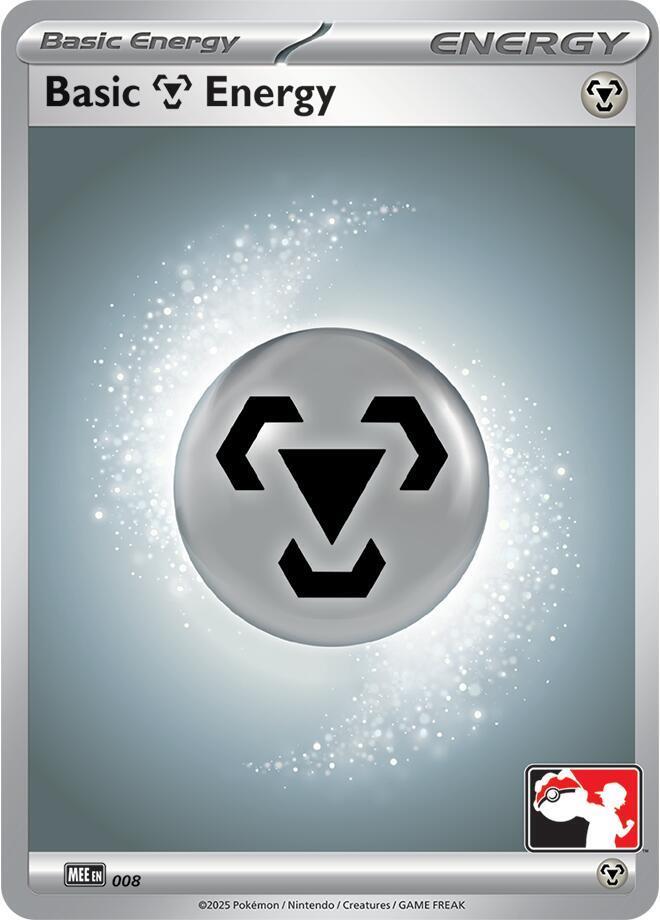Basic Metal Energy [Prize Pack] #8 Pokémon Card from Pokemon Mega Evolution Energy Set 