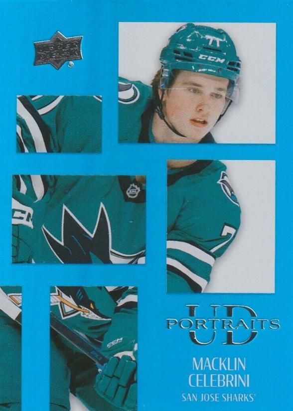 Macklin Celebrini #P-37 Hockey Cards 2024 Upper Deck UD Portraits