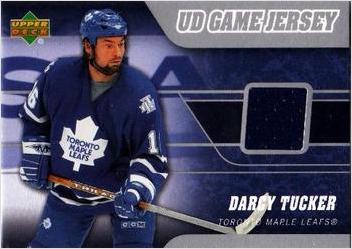 Darcy Tucker #J2-DT 2006 Upper Deck Game Jersey Hockey