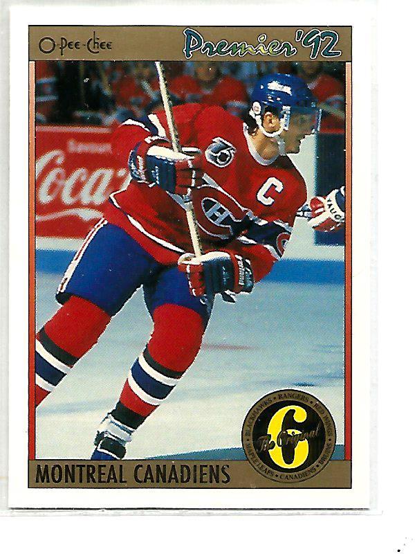 Guy Carbonneau #152 1991-92 O-Pee-Chee Premier Hockey