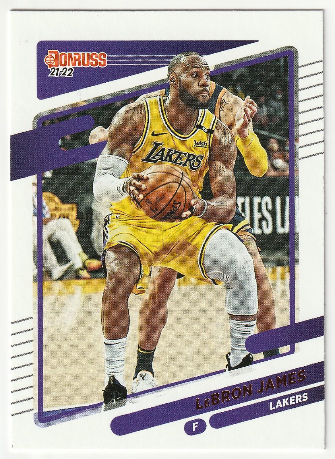LeBron James #12 Basketball Cards 2021 Panini Donruss