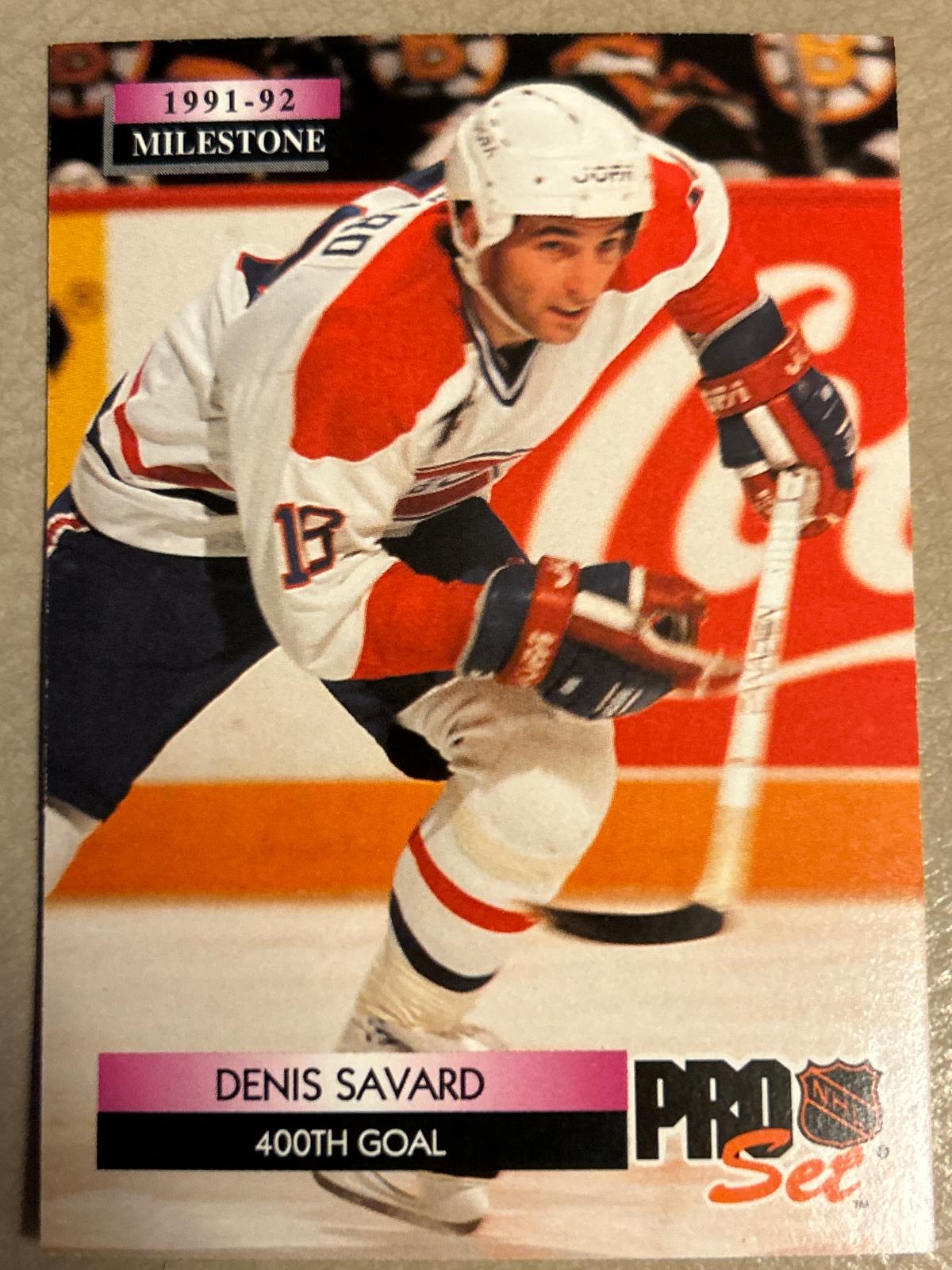 Denis Savard #260 1992-93 Pro Set Hockey