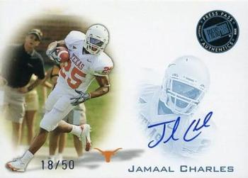 Jamaal Charles #PPS-JC 2008 Press Pass Autograph Football