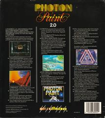 Back Cover | Photon Paint 2.0 Amiga