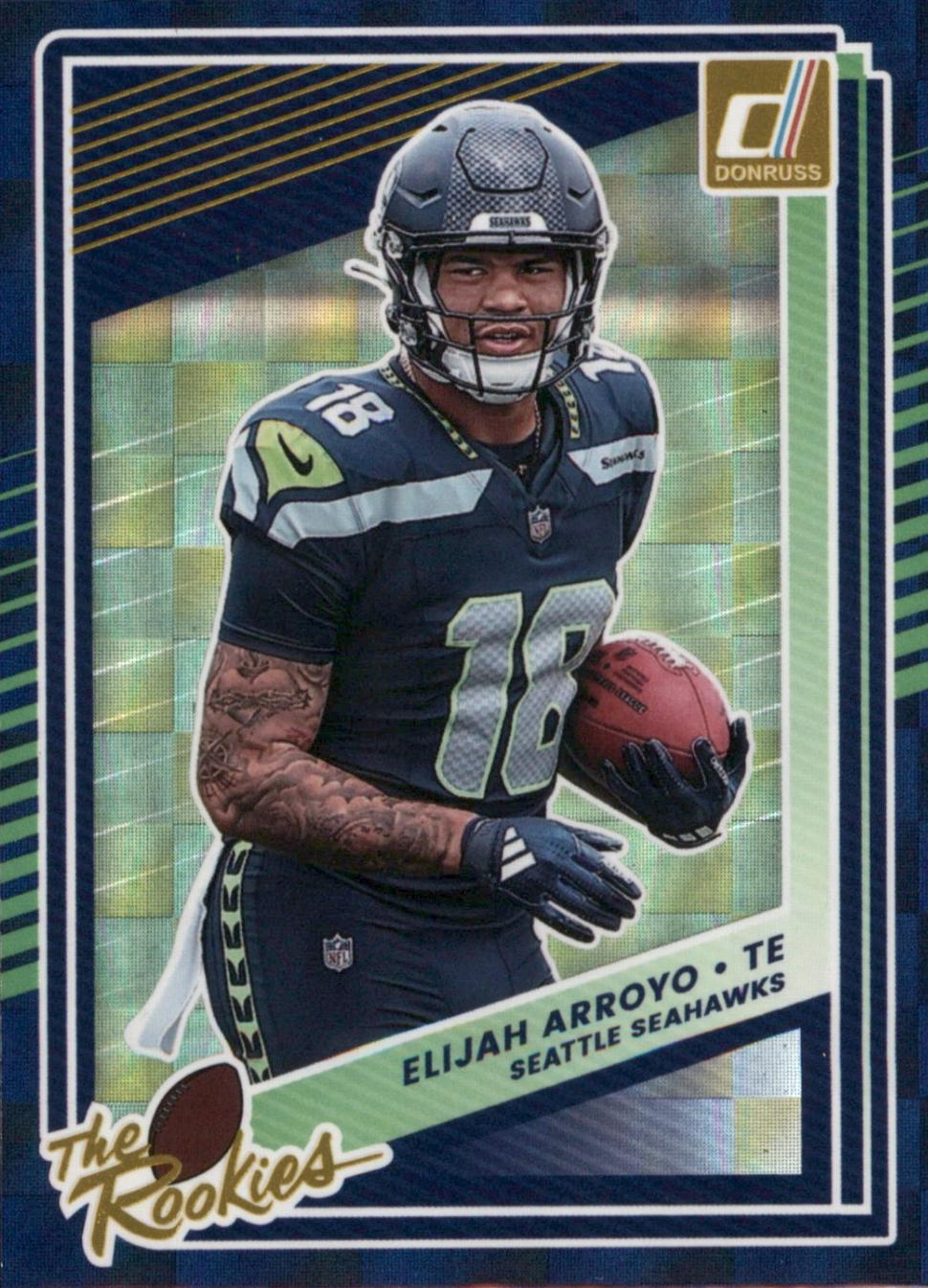 Elijah Arroyo #22 2025 Panini Donruss The Rookies Football