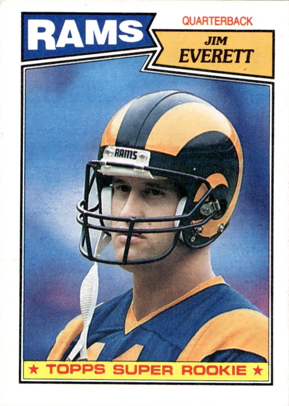 Jim Everett #145 Football Cards 1987 Topps