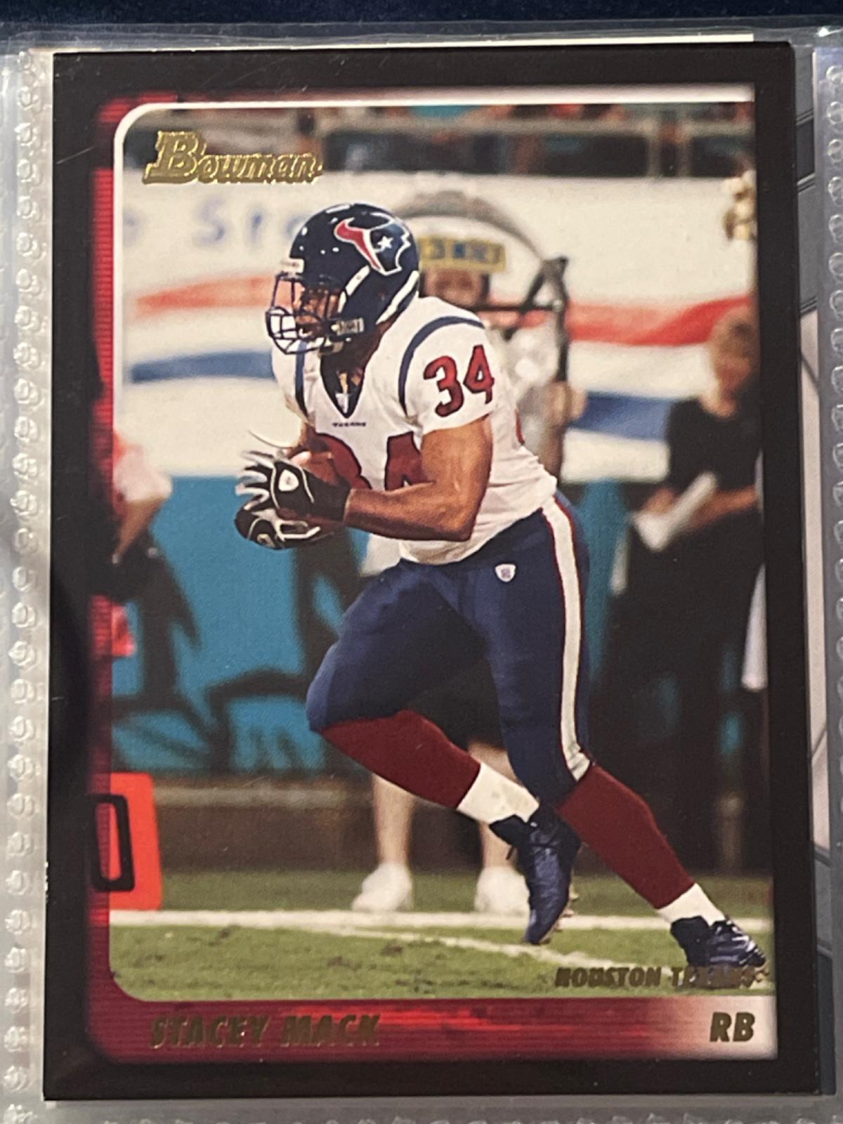Stacey Mack #8 Football Cards 2003 Bowman