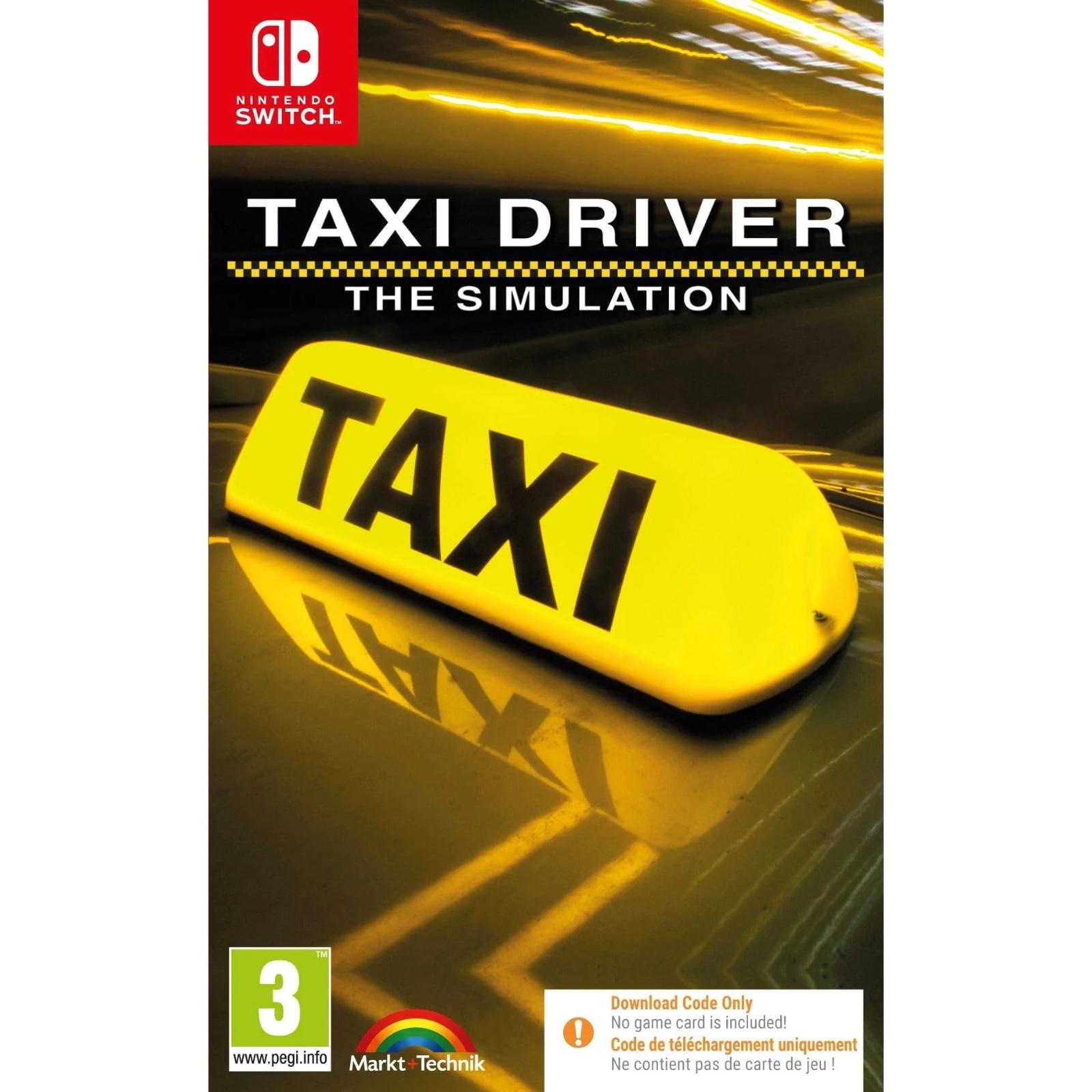 Carátula de Taxi Driver The Simulation para Switch (edición PAL España)