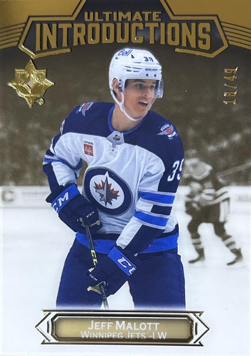 Jeff Malott #UI-68 2022-23 Upper Deck Ultimate Collection Hockey Ultimate Introductions