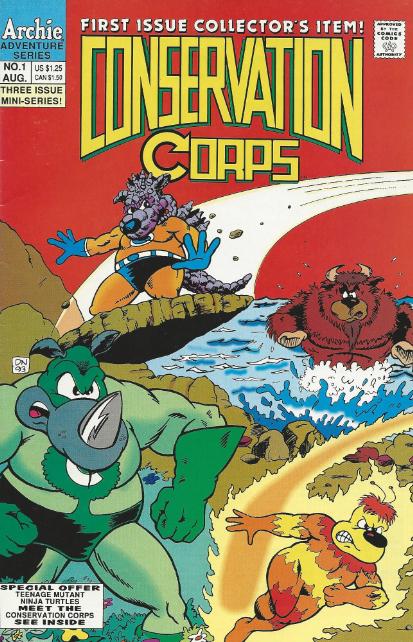 Conservation Corps #1 (1993) Comic Books Conservation Corps