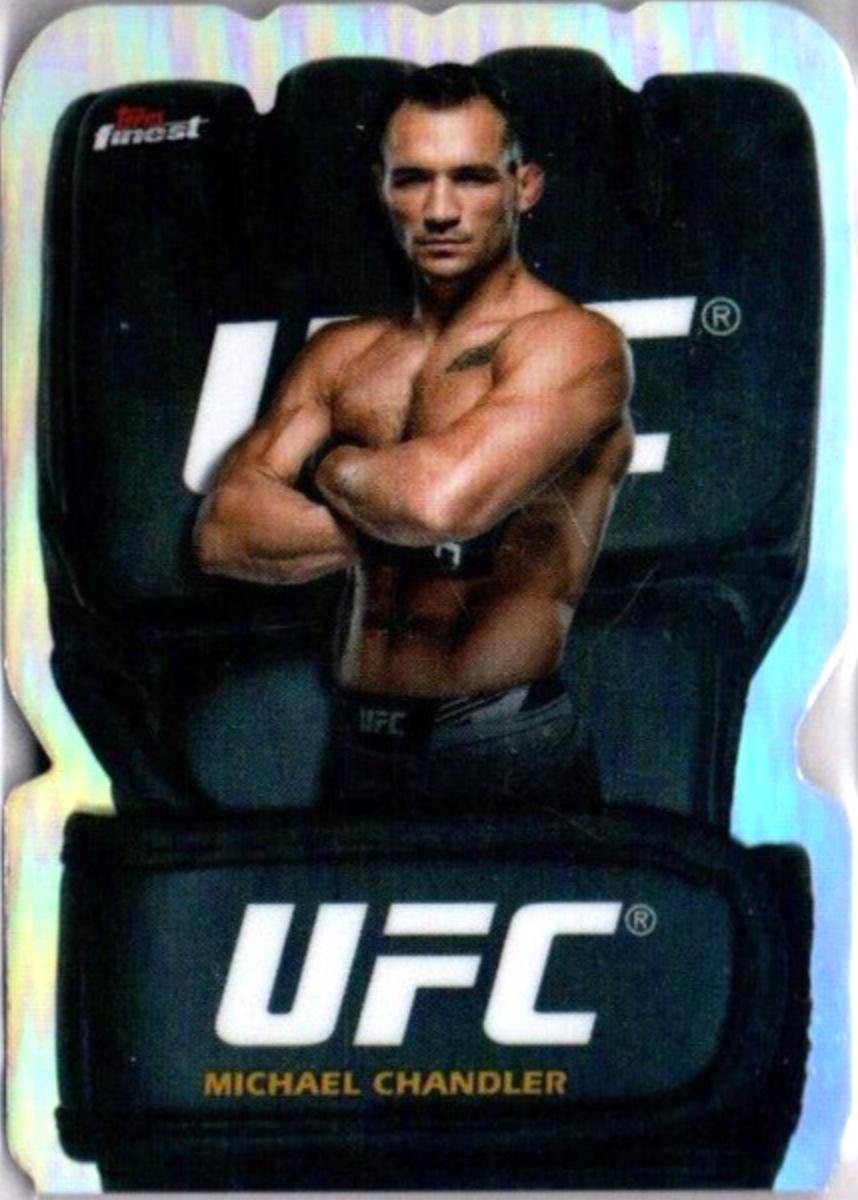Michael Chandler #FGD-14 Ufc Cards 2024 Topps Finest UFC Fight Glove Die-Cut
