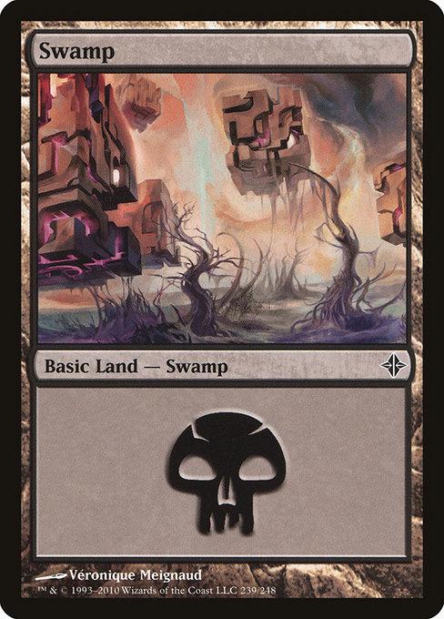 Swamp #239 Magic Rise of the Eldrazi