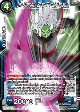 The Almighty Beam Fused Zamasu P-011 Dragon Ball Fusion World Promos