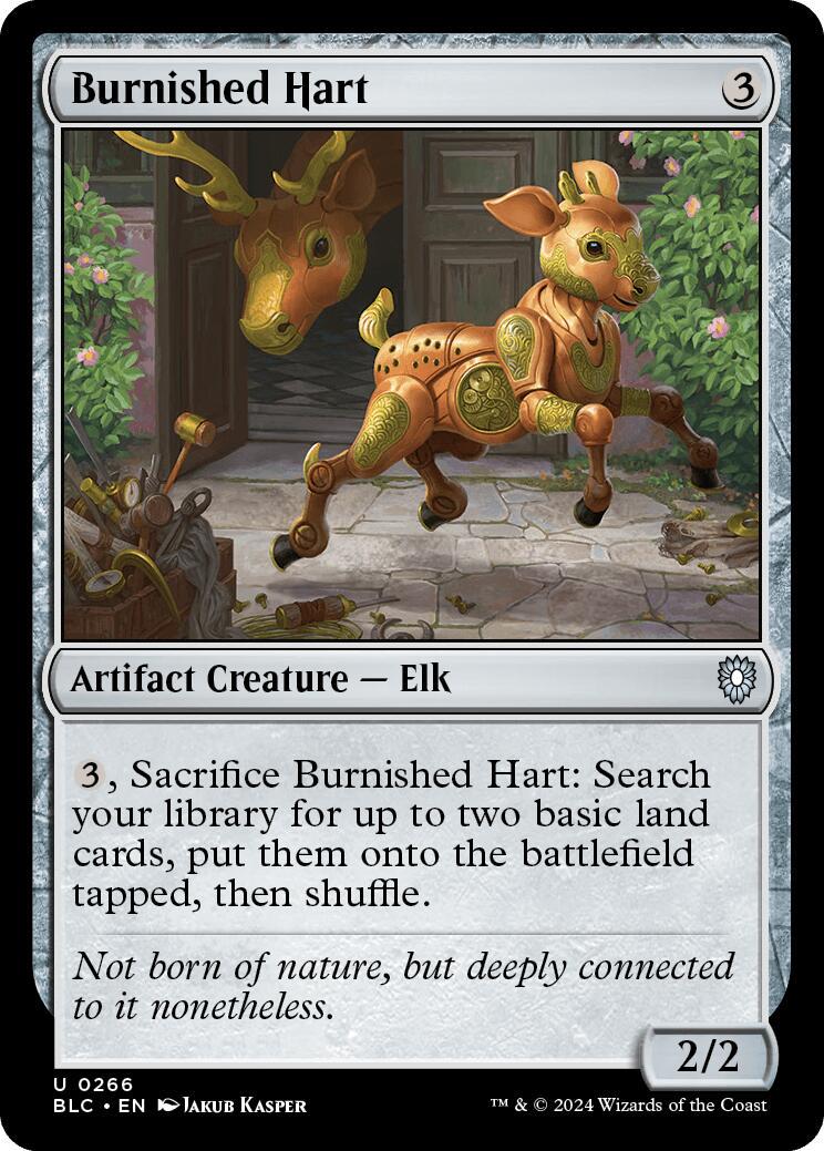 Burnished Hart #266 Magic Bloomburrow Commander
