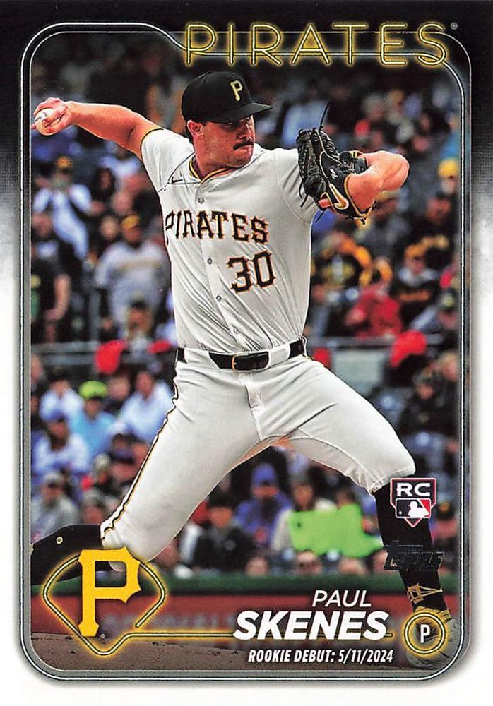 paul skenes rare rookie card Amazon.com: 2024 Topps Update #US100 Paul Skenes RC Rookie Pittsburgh  Pirates MLB Baseball Base Trading Card : Collectibles & Fine Art