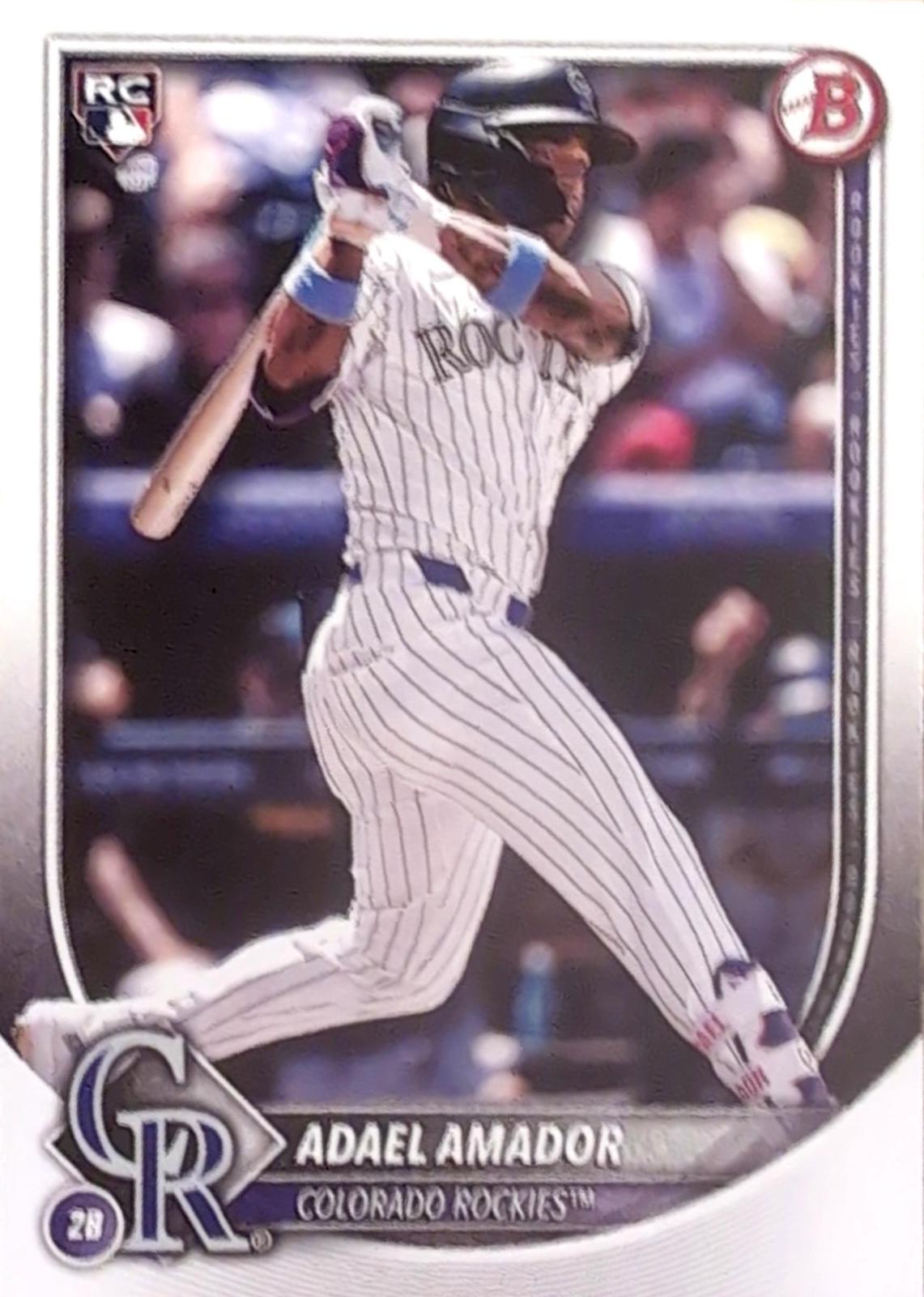 Adael Amador #31 Baseball Cards 2025 Bowman