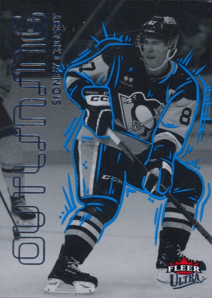 Sidney Crosby #14 2025 Fleer Ultra Outlining Hockey