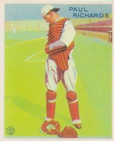 Paul Richards #142 1983 Galasso 1933 Goudey Reprint Baseball
