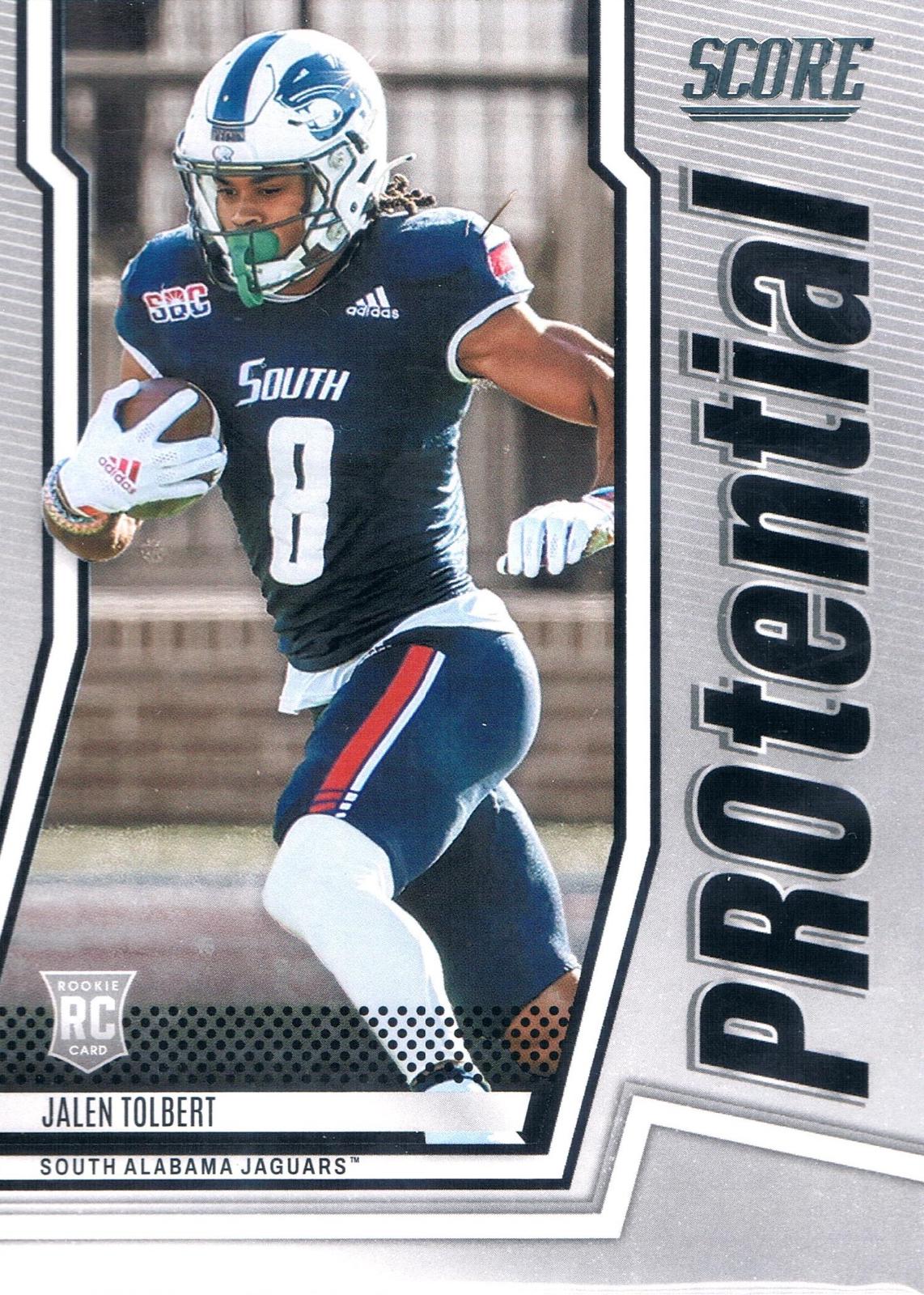 Jalen Tolbert #P-JT 2022 Panini Score Protential Football