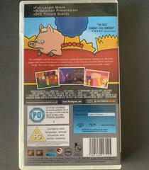 Back Of The Box | The Simpsons Movie [UMD] PAL PSP