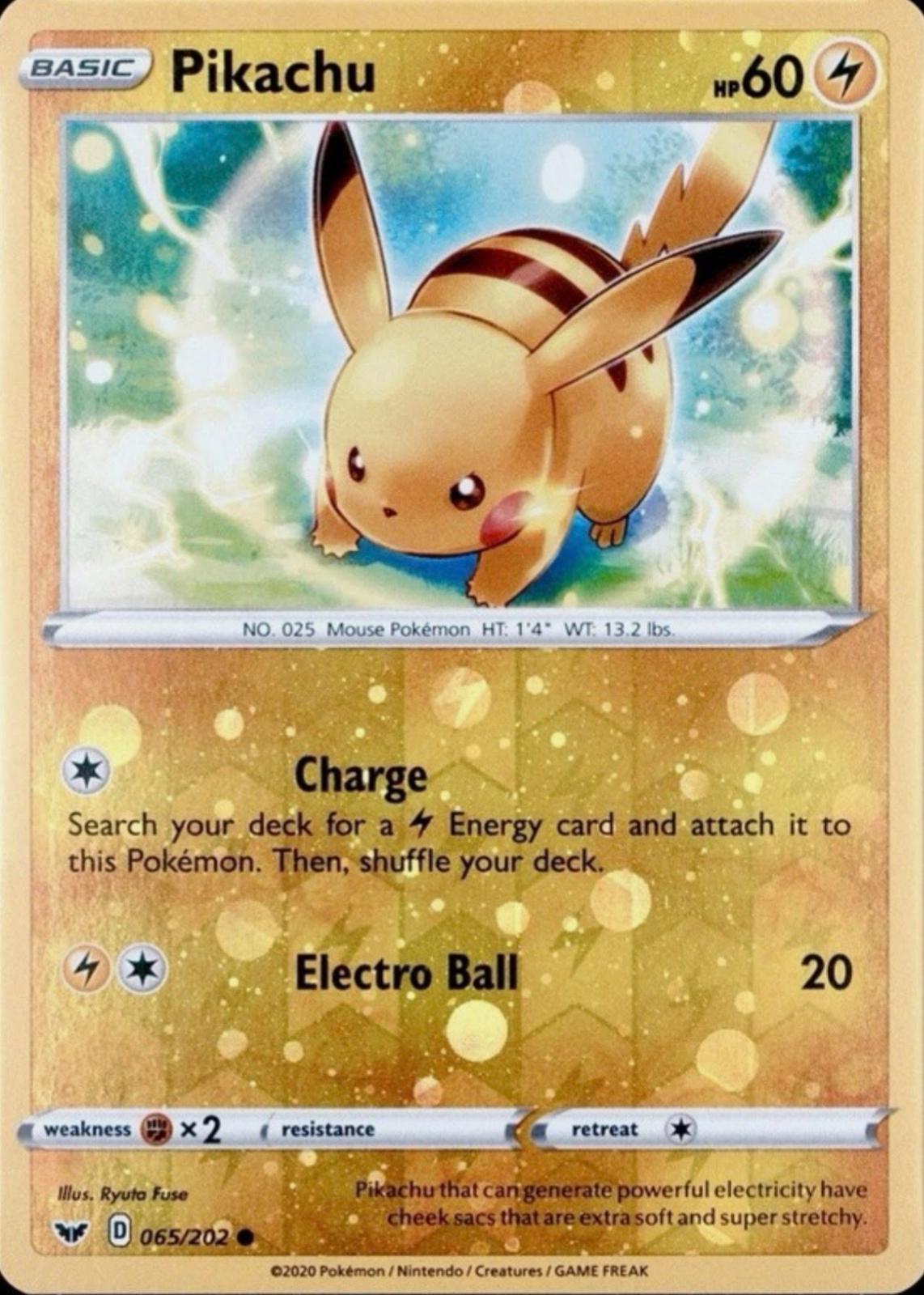 pokemon sword and shield pikachu card Amazon.com: Pokemon Pikachu V SWSH198 Sword & Shield Promos Original Card  English Promo Glossy + Card Saver Friki Monkey : Toys & Games main image 0