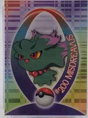 Misdreavus #9 Pokemon 2001 Topps Johto Champions Sticker