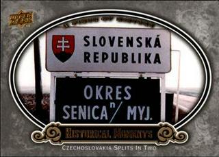 Czechoslavakia Splits In Two