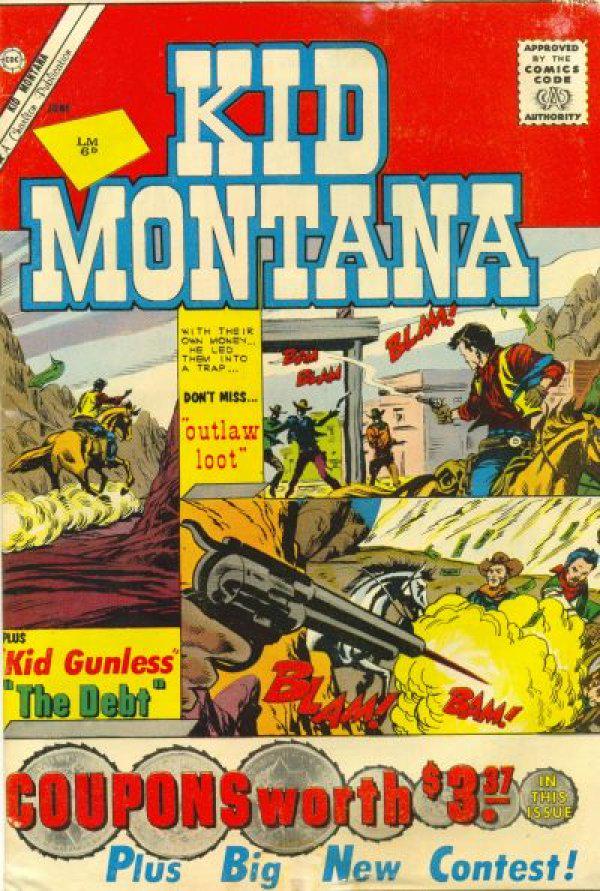 Kid Montana #29 (1961) Comic Books Kid Montana