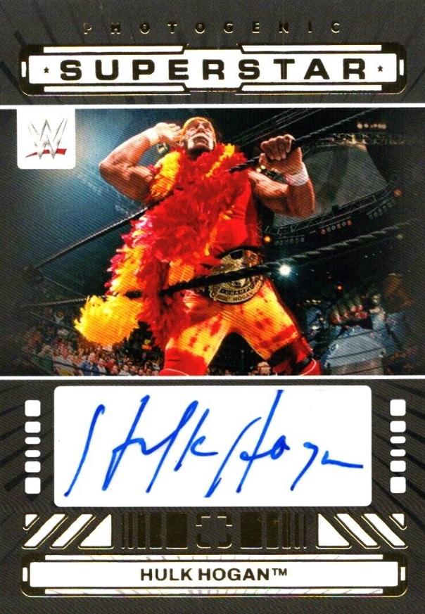 Hulk Hogan #4 Wrestling Cards 2024 Panini PhotoGenic WWE Superstar Signature