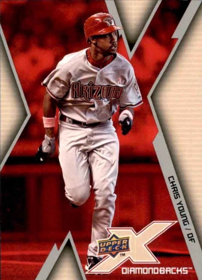 Chris Young #2 Baseball Cards 2009 Upper Deck X