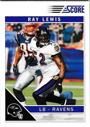 Ray Lewis #26 Football Cards 2011 Panini Score