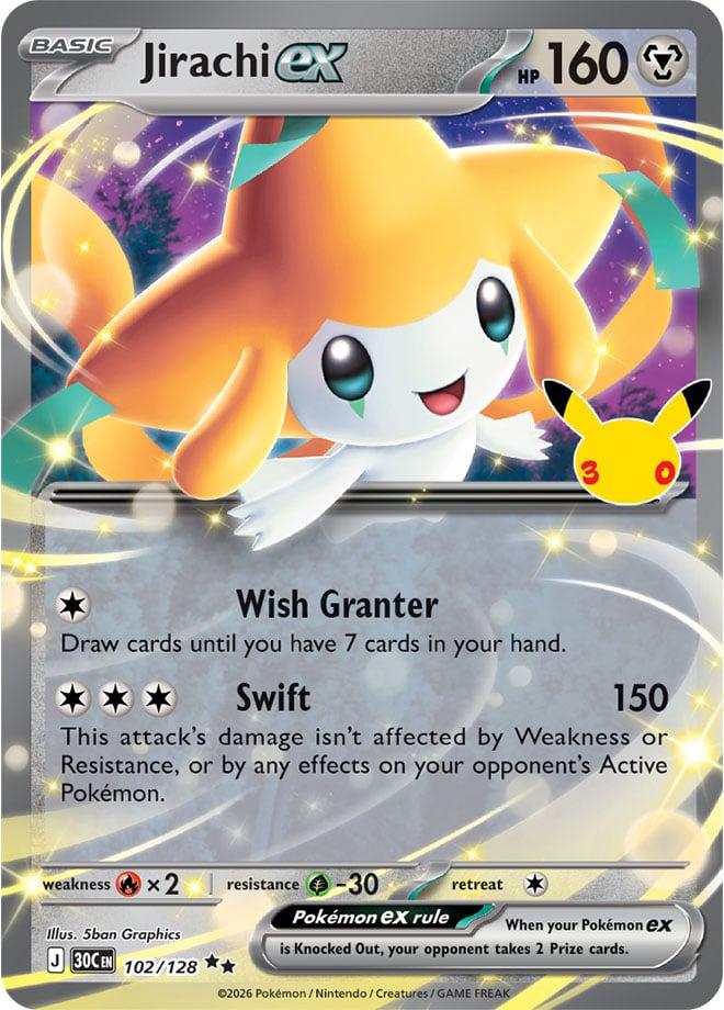 2026 Jirachi ex #102