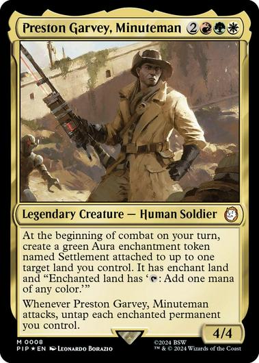 Preston Garvey, Minuteman #8 Cover Art