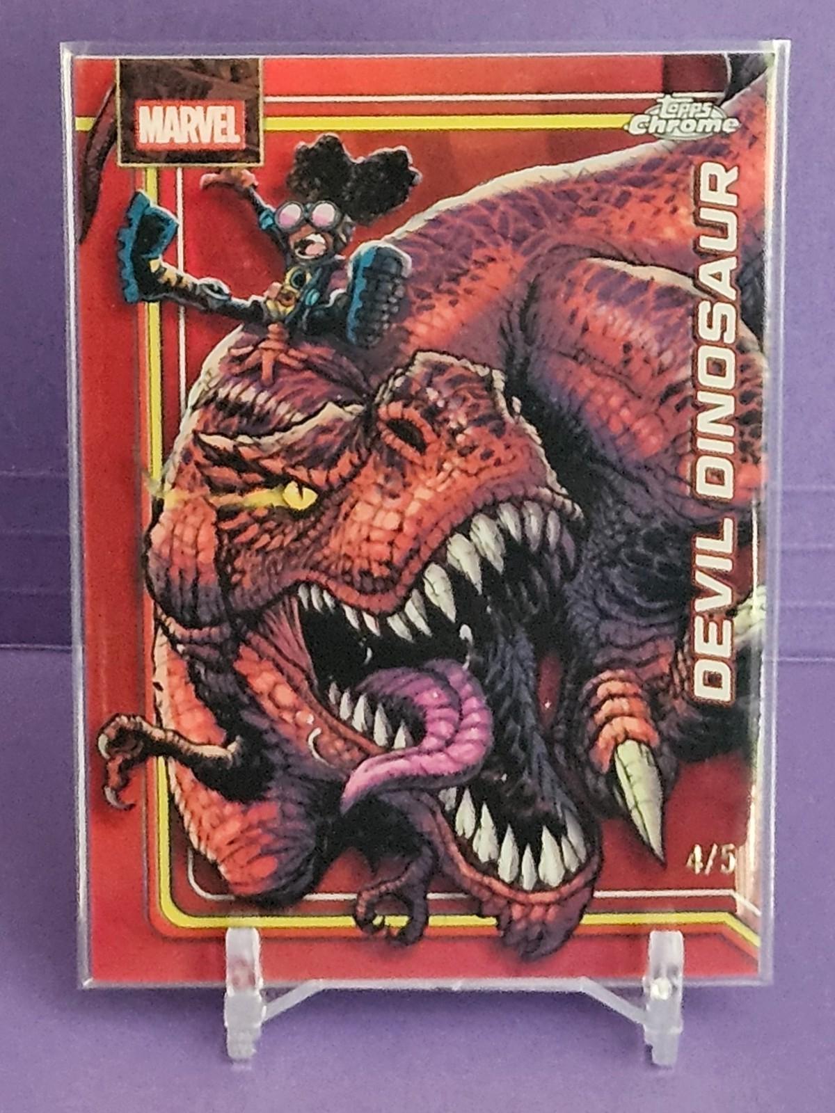 Devil Dinosaur Red Refractor