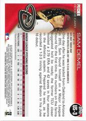 Back | Sam Demel Baseball Cards 2010 Topps Update
