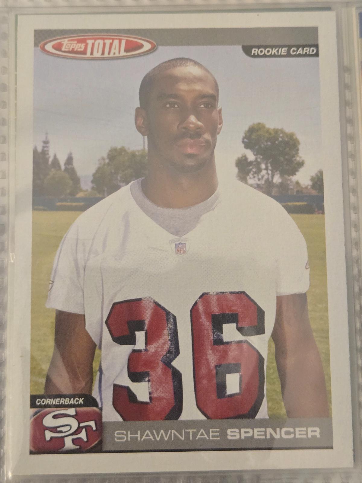 Shawntae Spencer #428 Football Cards 2004 Topps Total