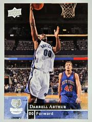 Darrell Arthur #90 Basketball Cards 2009 Upper Deck Prices