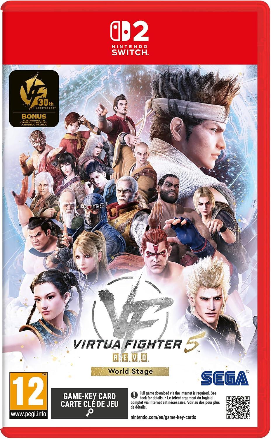 Carátula de Virtua Fighter 5 R.E.V.O. World Stage 30th Anniversary Edition para Switch 2 (edición PAL España)
