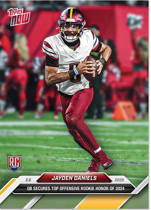 Jayden Daniels #24 Football Cards 2024 Topps Now