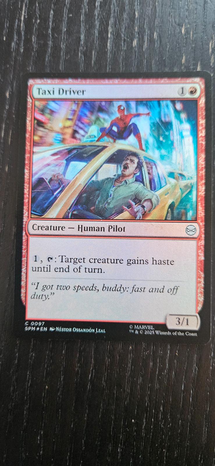 Taxi Driver [Foil] #97 Prices | Magic Marvel Spider-Man | Magic Cards