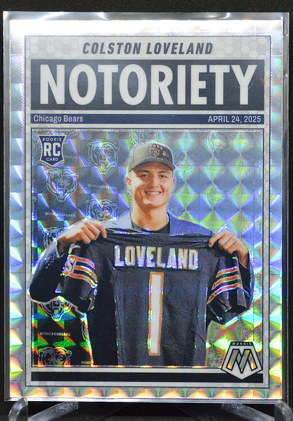 Colston Loveland [Mosaic] #24 Prices [Rookie] | 2025 Panini Mosaic