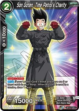 Son Goten, Time Patrol's Charity BT13-129 Dragon Ball Super Supreme Rivalry