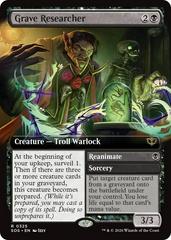Grave Researcher [Extended Art Foil] #325