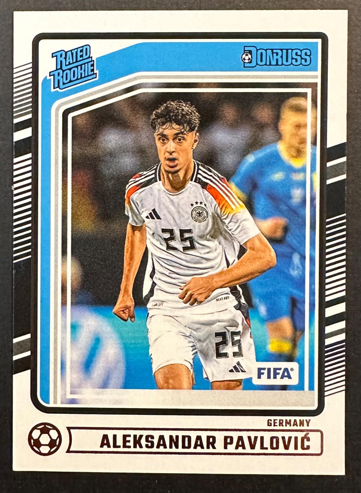 Aleksandar Pavlovic #191 Soccer Cards 2024 Panini Donruss