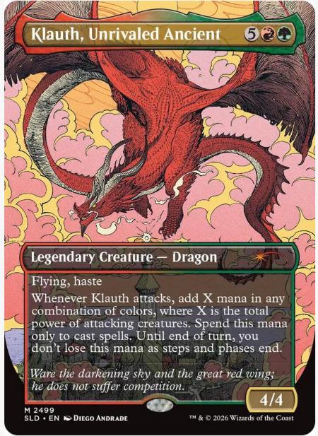 Klauth, Unrivaled Ancient [Borderless] [Foil] #2499
